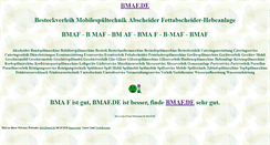 Desktop Screenshot of bmaf.de